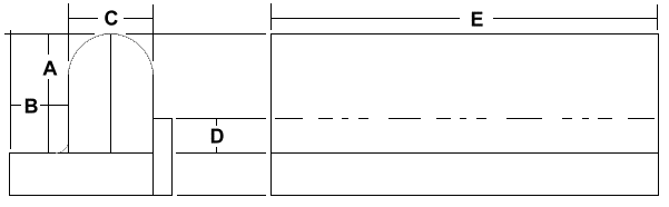Base Plug for Drain Rail System