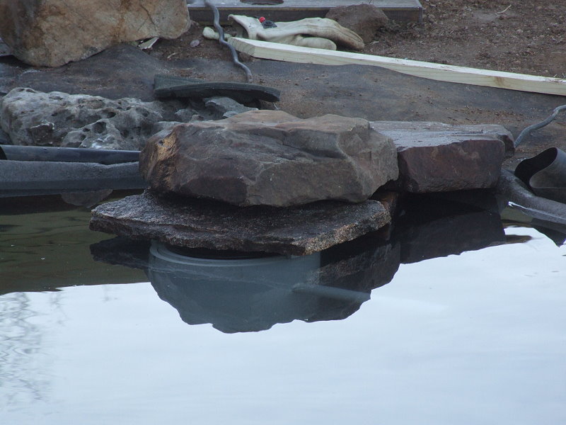 waterfall and pond progression