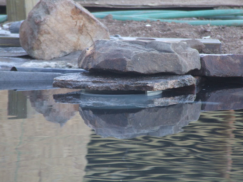 waterfall and pond progression