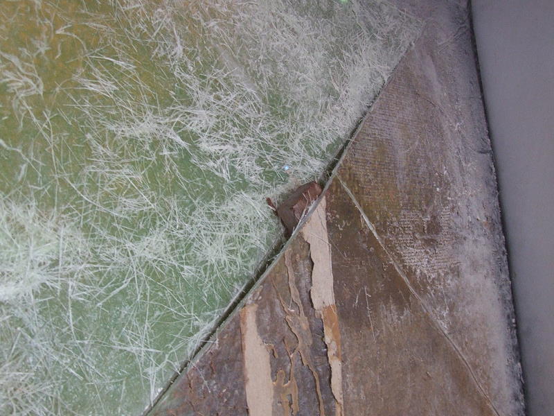 Hull Repair -- Working from the inside