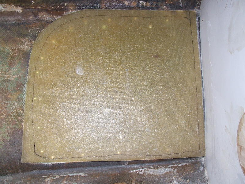 Hull Repair -- Working from the inside