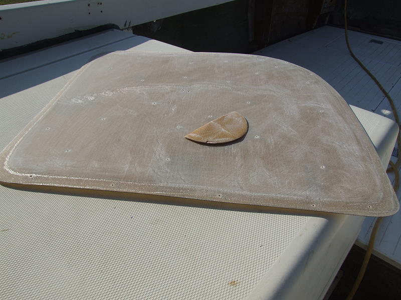 Hull Repair -- Working from the inside