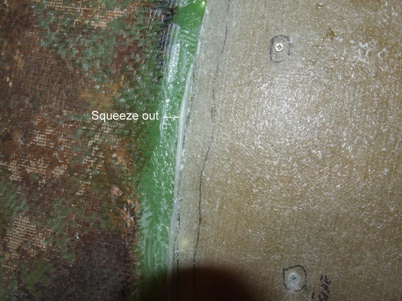 Hull Repair -- Working from the inside