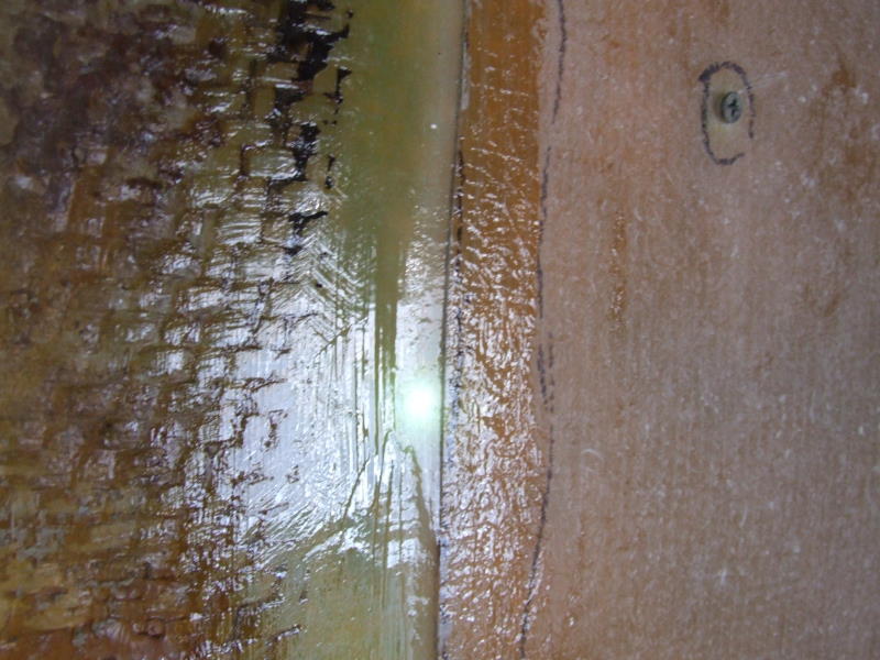 Hull Repair -- Working from the inside