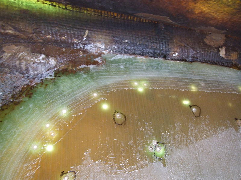 Hull Repair -- Working from the inside