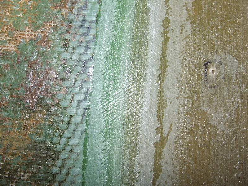 Hull Repair -- Working from the inside