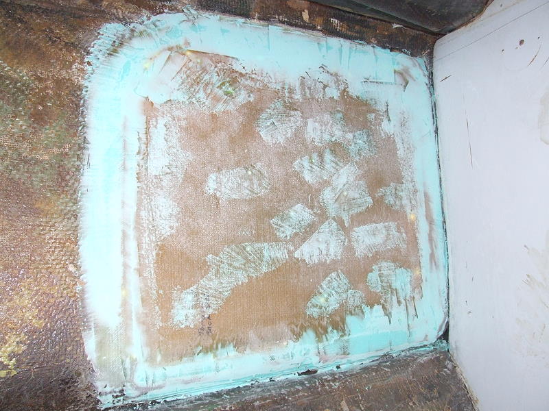 Hull Repair -- Working from the inside