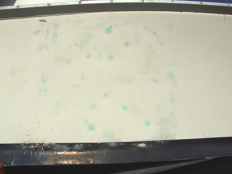 Hull Repair -- Working from the inside